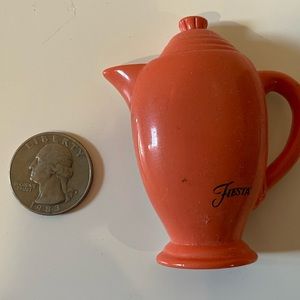 VTG FIESTA® REFRIGERATOR MAGNET COFFEEPOT RED/ORANGE